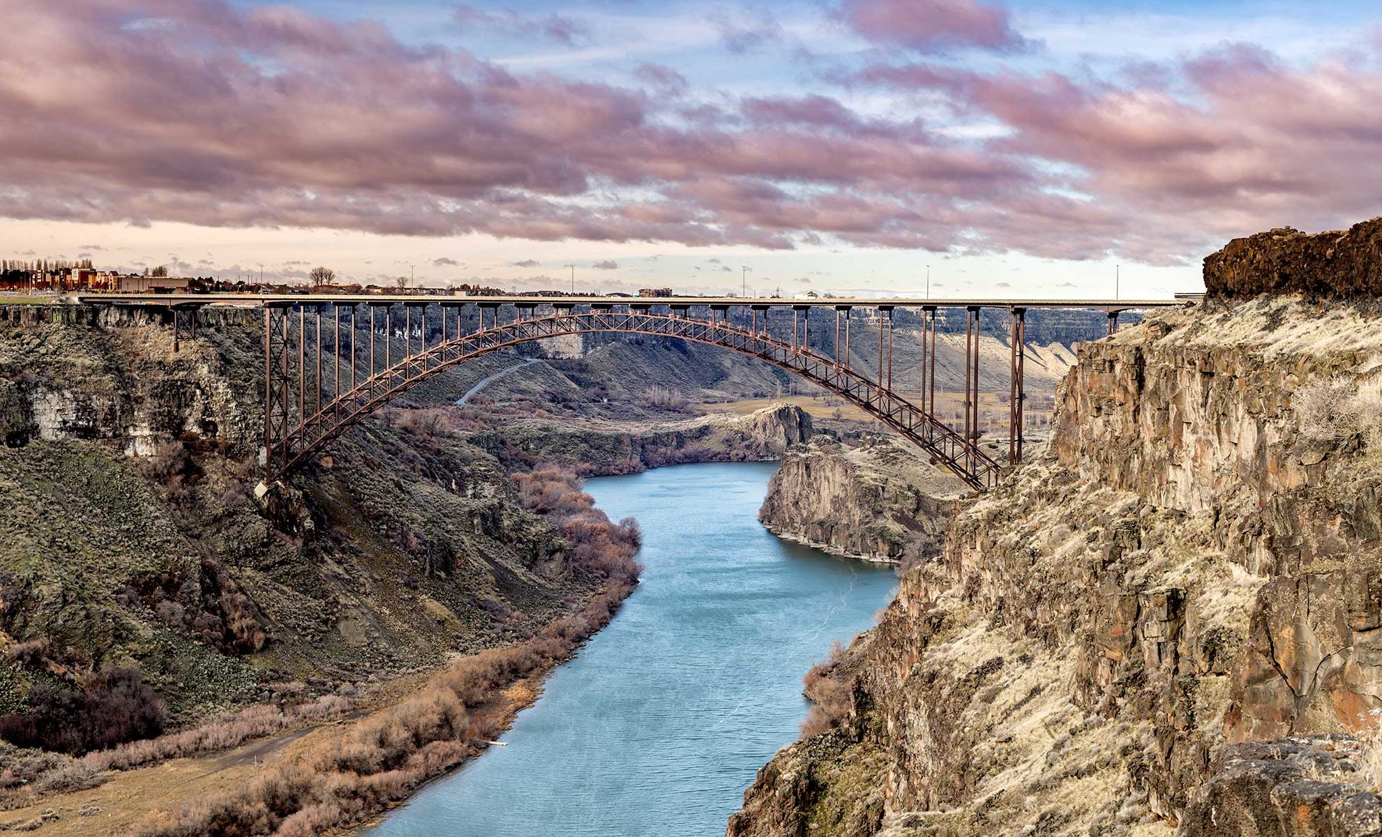 iconic Perrine bridge