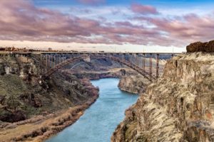 iconic Perrine bridge